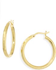 ARGENTO VIVO Bold Hoop Earrings