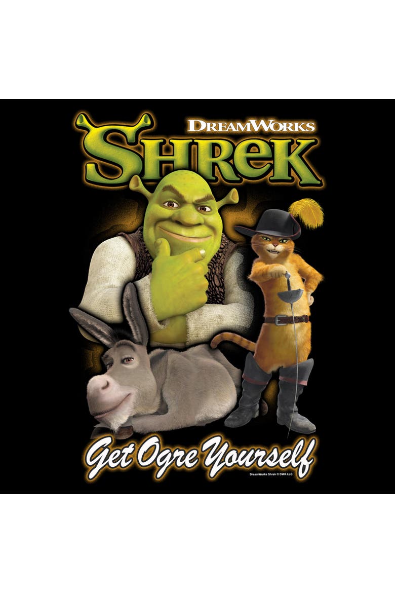 Men's Shrek Get Ogre Yourself  Graphic T-Shirt, Alternate, color, Black