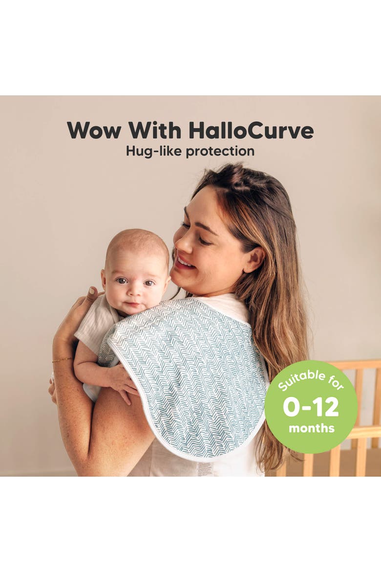 4-Pack Hallo Burp Cloths, Alternate, color, Nordic