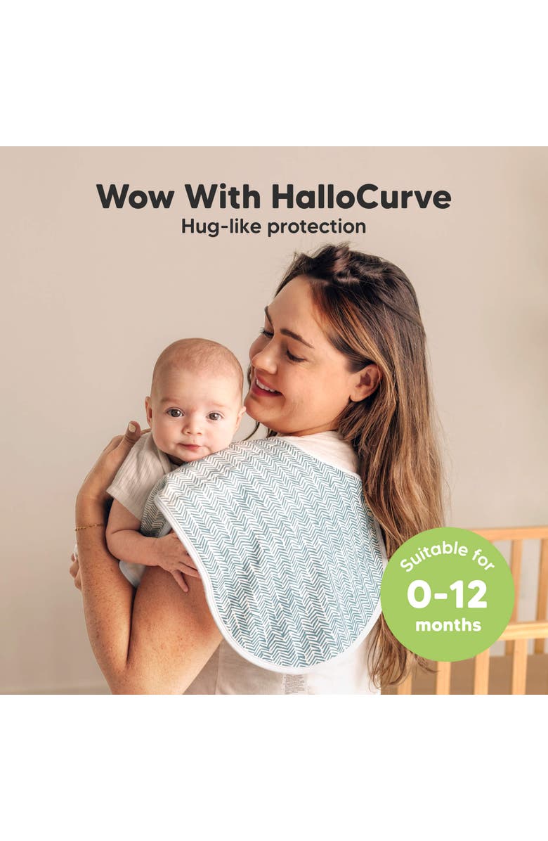 KeaBabies 4-Pack Hallo Burp Cloths, Alternate, color, Nordic