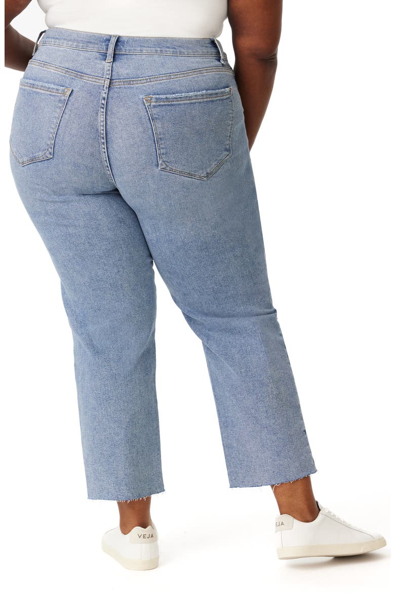 Allie Raw Hem Crop Slim Jeans, Alternate, color, MARINA