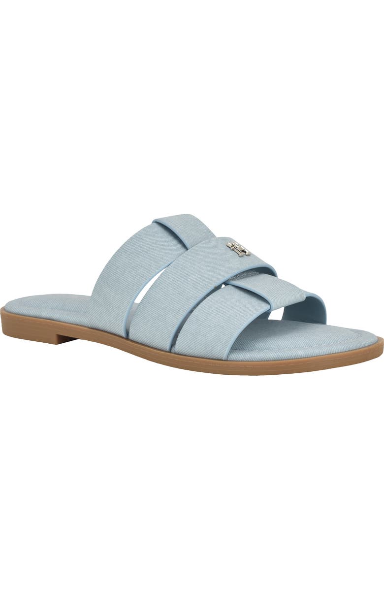 Tommy Hilfiger Moden Slide Sandal, Main, color, Blue