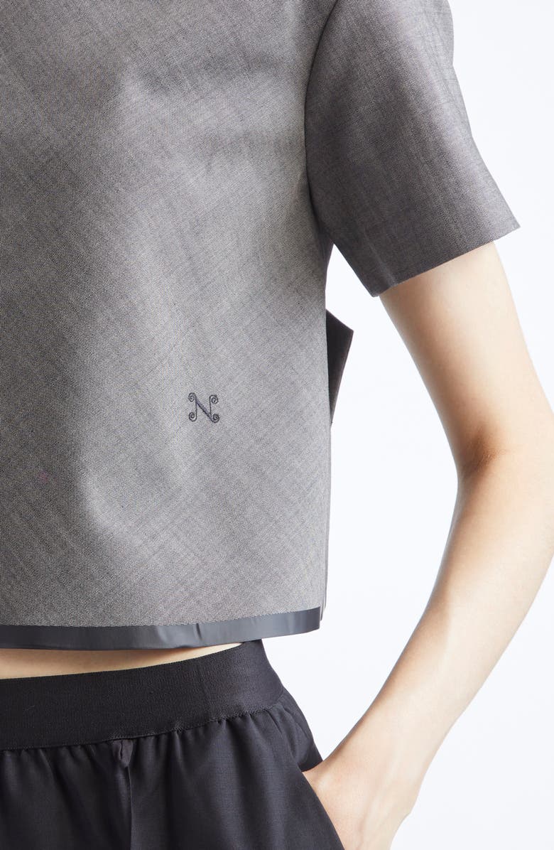 NACKIYÈ Pixie Virgin Wool Swing Top, Alternate, color, Anthracite