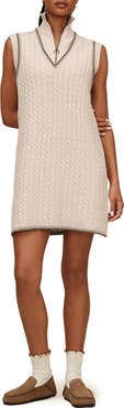 UGG® Rylynn Quarter-Zip Sleeveless Minidress