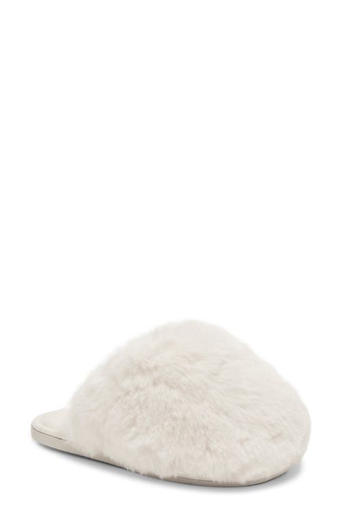 Free People Snowball Faux Fur Slipper In White