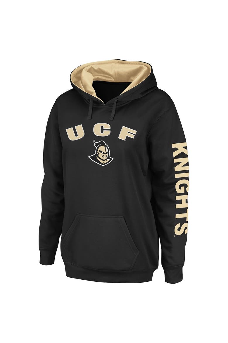 Women's Colosseum Black UCF Knights Loud and Proud Team Pullover Hoodie, Alternate, color, Black