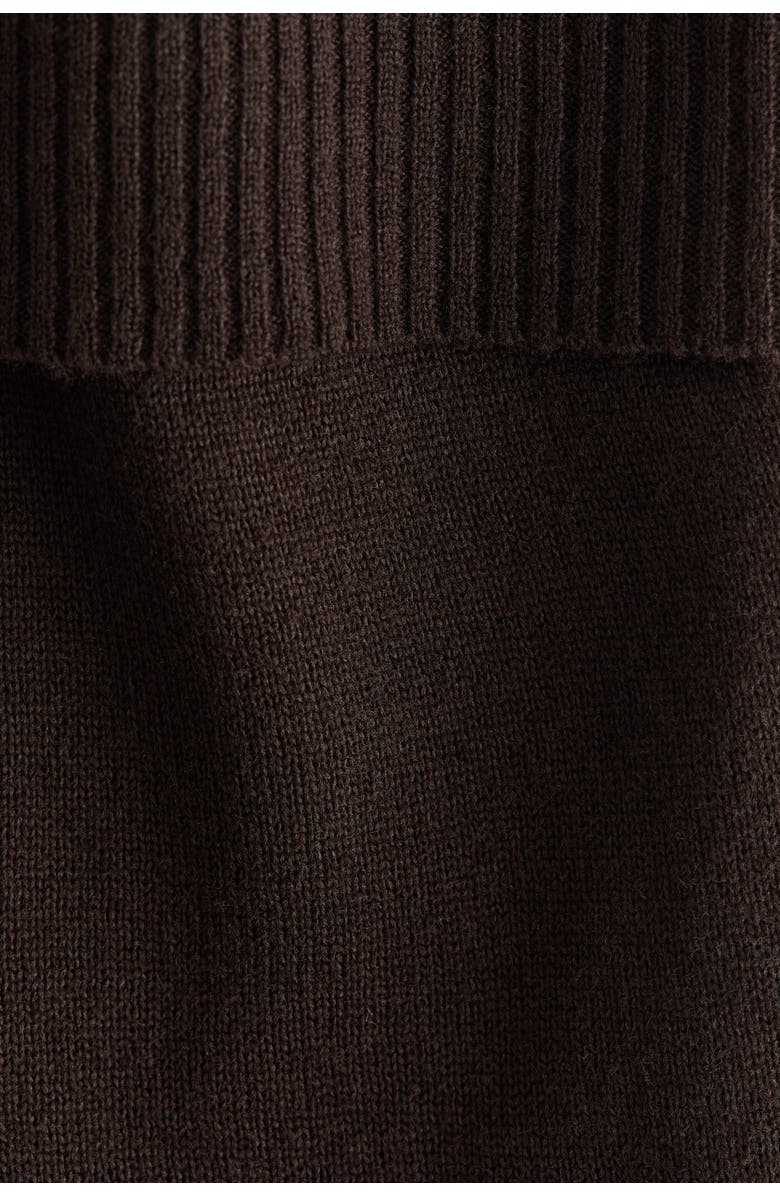 H&M Knitted Yoga Pants, Alternate, color, Dark Brown