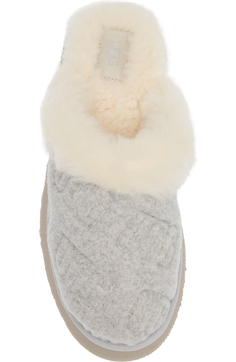 UGG<sup>®</sup> Disquette Felted Shearling Lined Slipper, Alternate, color,