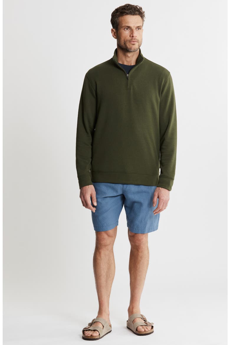 Tribeca Soft Touch Quarter Zip Pullover, Alternate, color, HUNTER