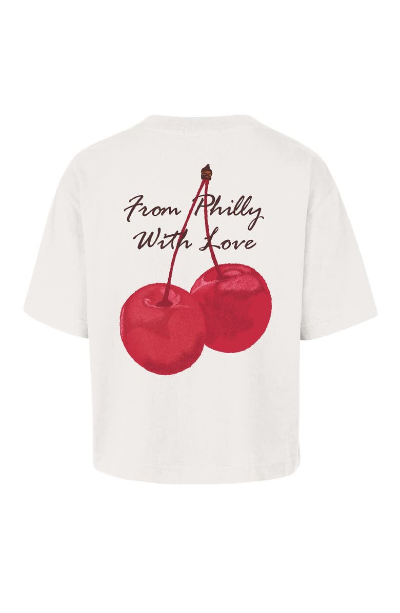 '47 Women's '47 Cream Philadelphia Phillies Love Letter Reed City T-Shirt, Alternate, color, Cream