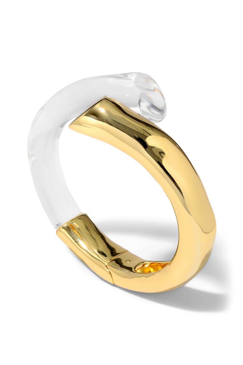 Liquid Lucite® Bypass Bracelet, Alternate, color, NO COLOR
