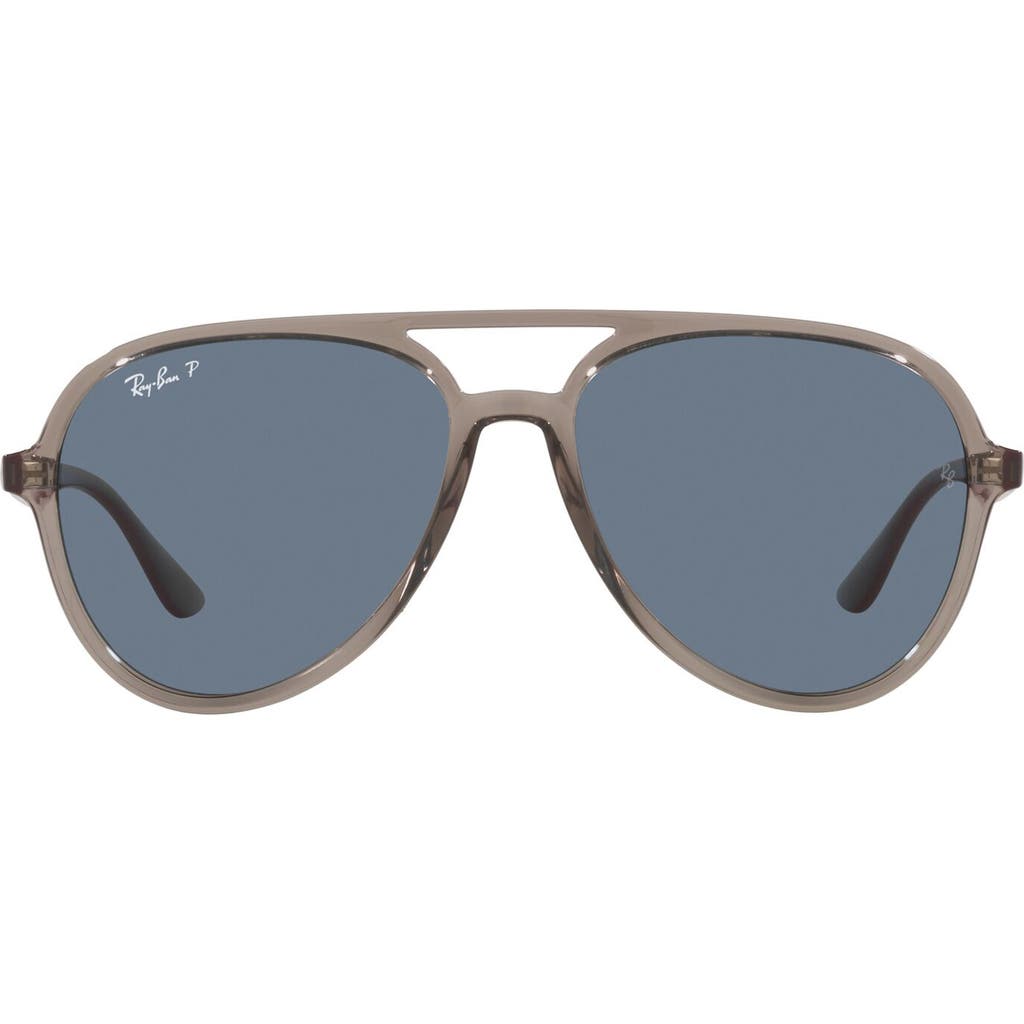 Ray Ban Ray-ban 57mm Polarized Aviator Sunglasses In Multi