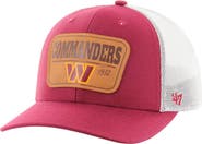 '47 Men's '47 Burgundy/White Washington Commanders Thrash Trophy Flex Hat