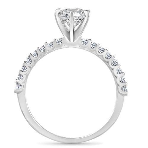 Bliss Diamond Certified 1.45ct Platinum Round Cut Diamond Engagement Ring Lab Grown Size 8 In Platinum