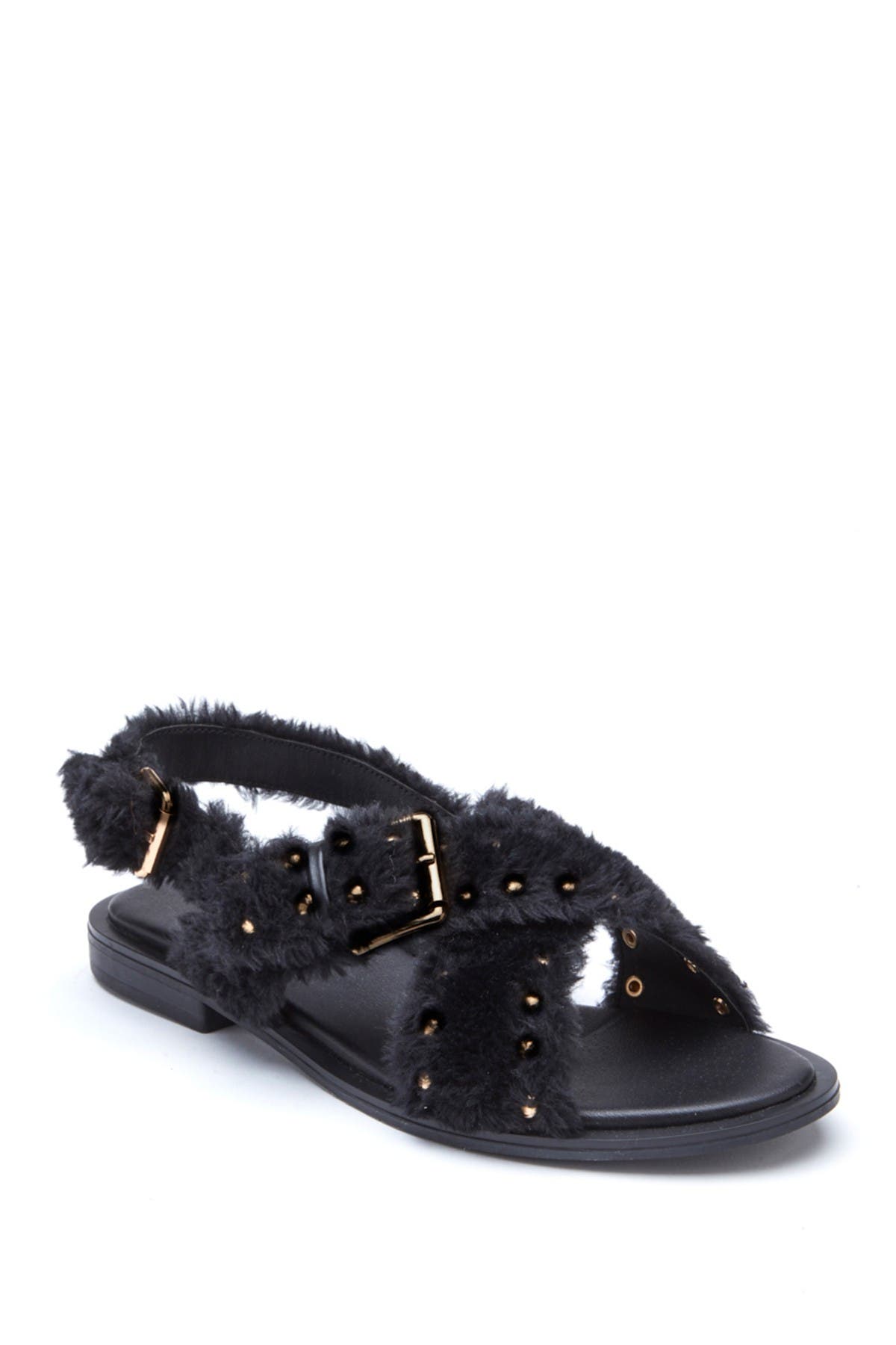 Matisse Ray Faux Fur Slingback Sandal, Main, color, 