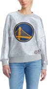 TOMMY JEANS Women's Tommy Jeans Silver Golden State Warriors Tracy Pullover Sweatshirt