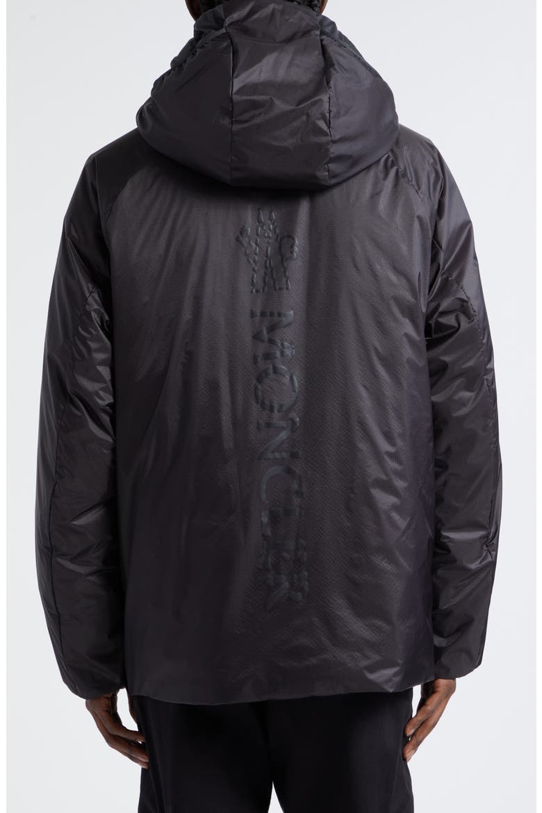 Aberdeen Hooded Down Jacket, Alternate, color, BLACK