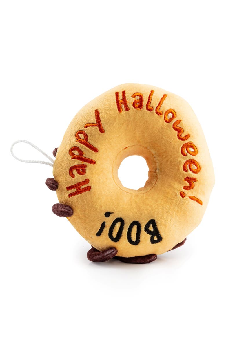 Haute Diggity Dog Spider Donut Dog Toy, Alternate, color, Orange