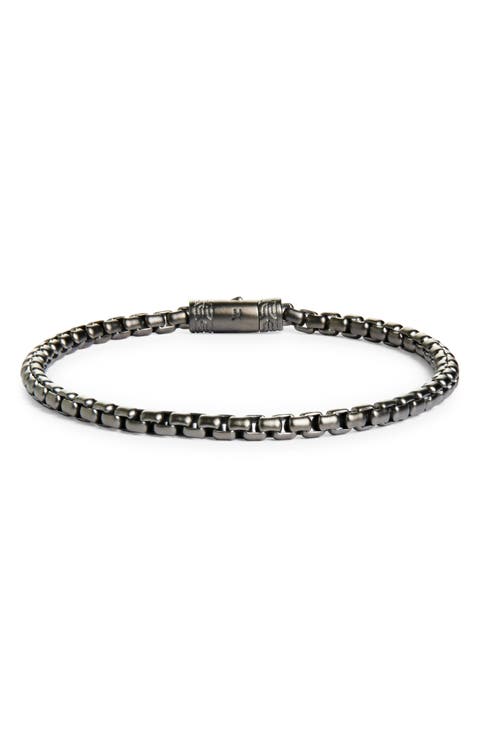 Box Chain Bracelet, 3.7mm