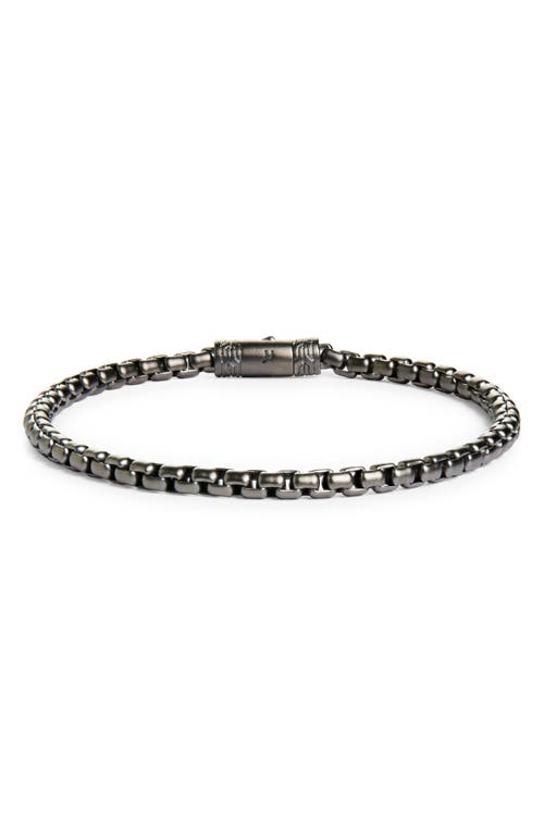 John Hardy Box Chain Bracelet, 3.7mm in Dark Silver  product