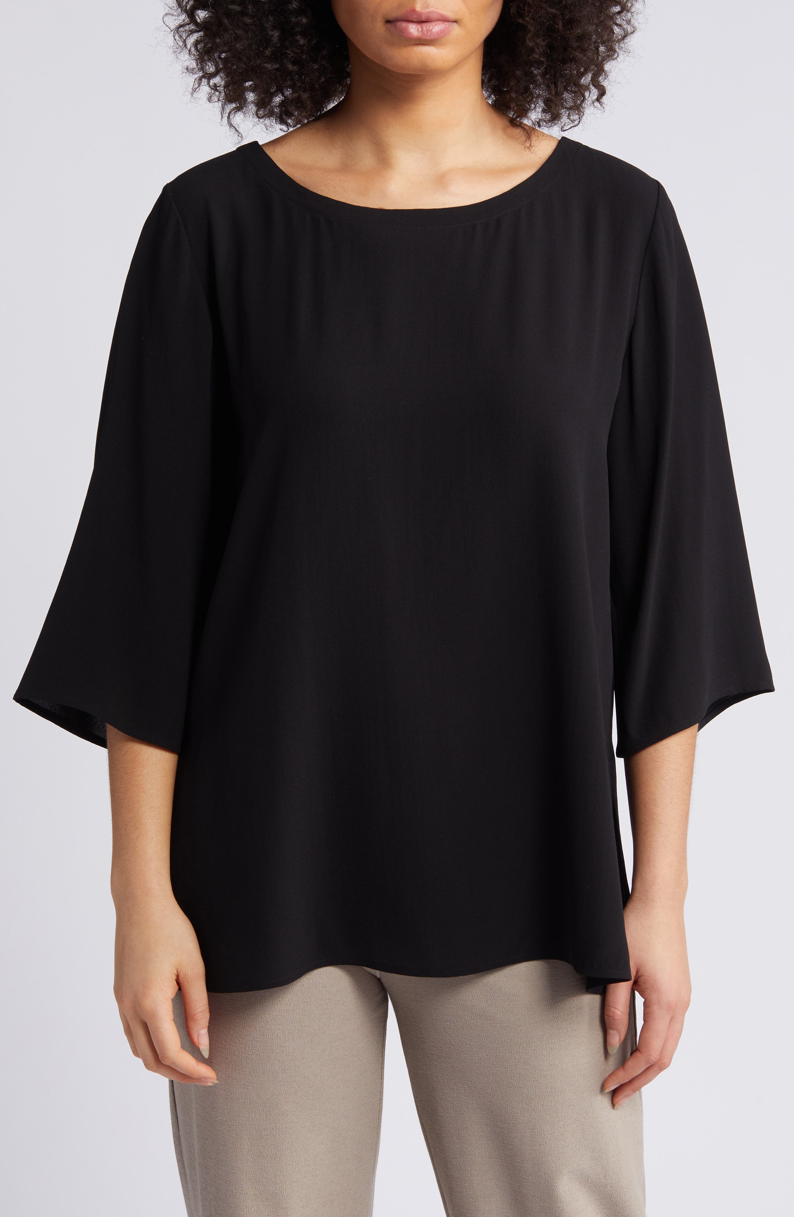 eileen fisher ballet neck top
