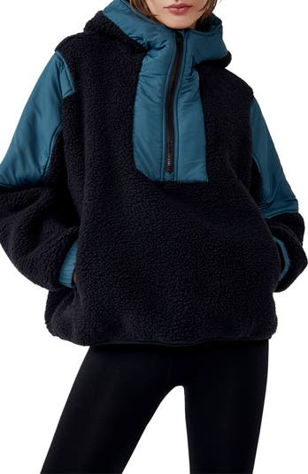 FP Movement by Free People Lead the Pack Fleece Hooded Pullover