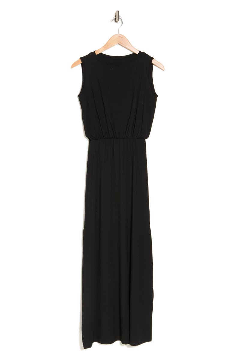GO COUTURE Sleeveless Maxi Dress, Alternate, color, Black