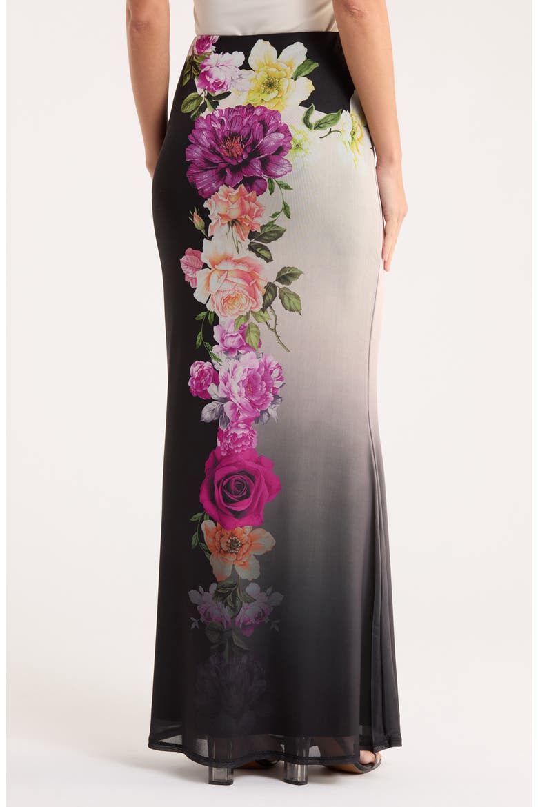 Tegan Print Maxi Skirt, Alternate, color, COLORBLOCK FLORAL