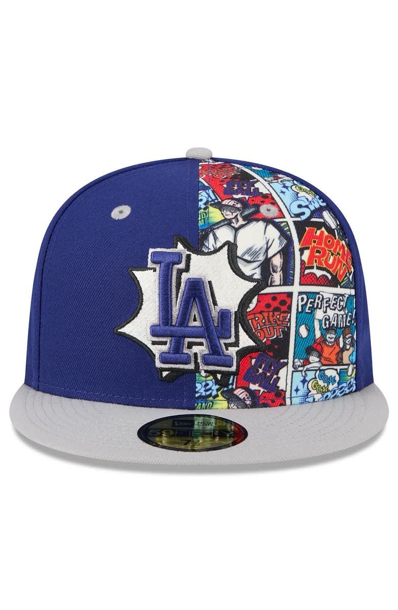 New Era Men's New Era Royal/Gray Los Angeles Dodgers 2025 MLB Diamond Hero Edition 59FIFTY Fitted Hat, Alternate, color, 
