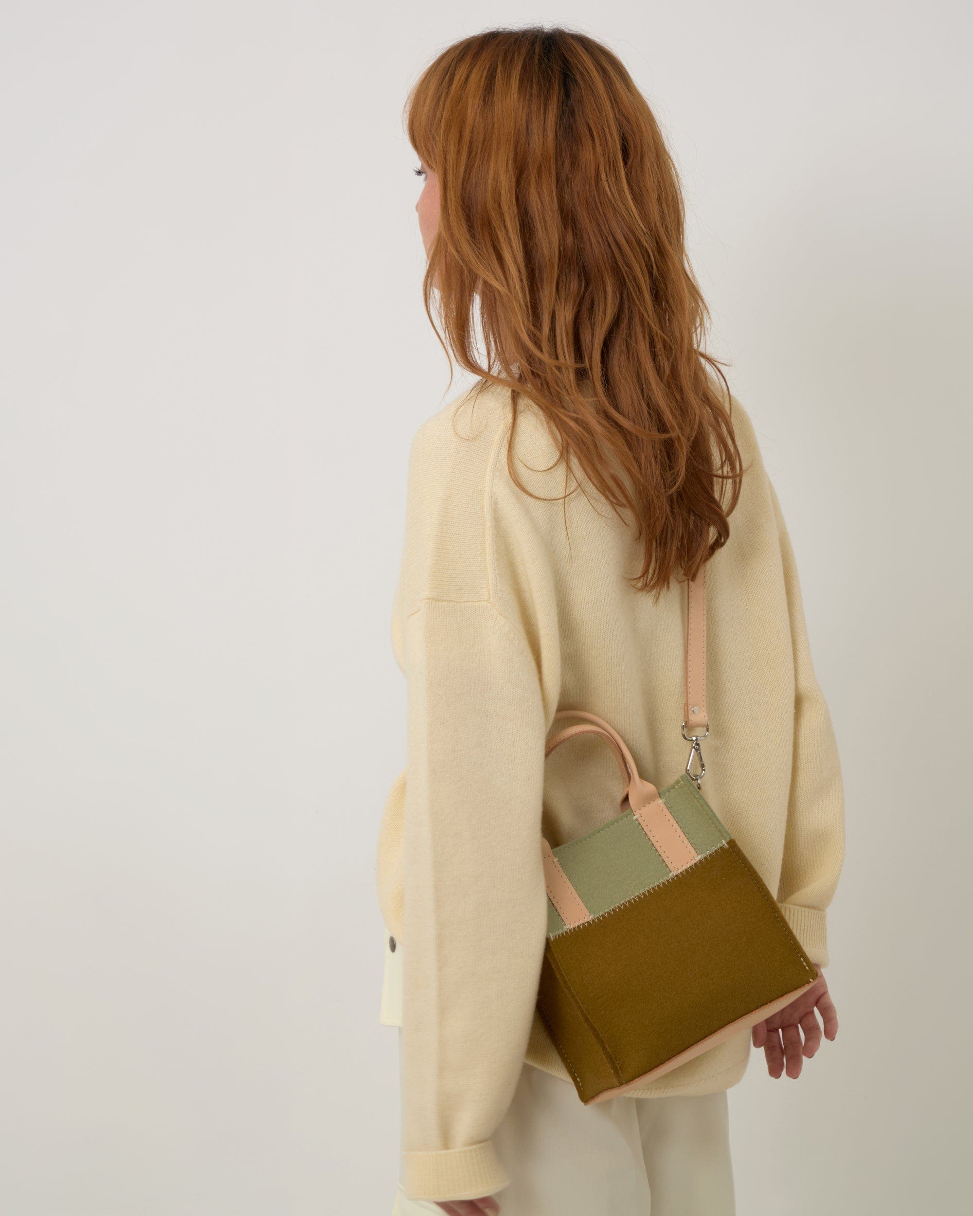 Graf Lantz Jaunt Merino Wool Mini Tote, Alternate, color, Brine / Dew