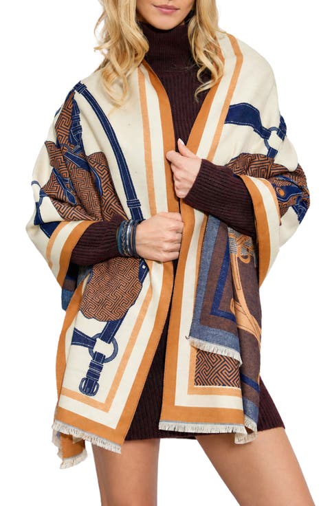 Horse Lover Reversible Print Scarf