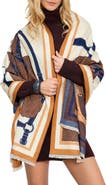 SAACHI Horse Lover Reversible Print Scarf