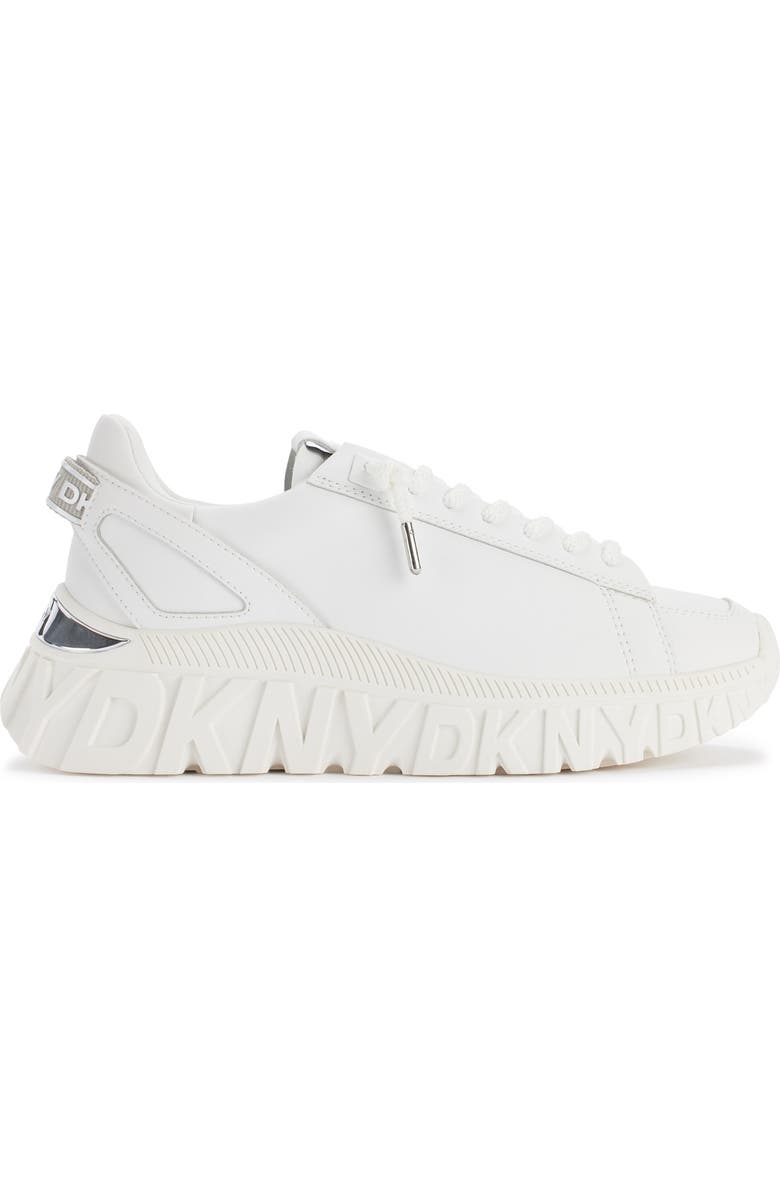 DKNY Lacamp Platform Sneaker, Alternate, color, White