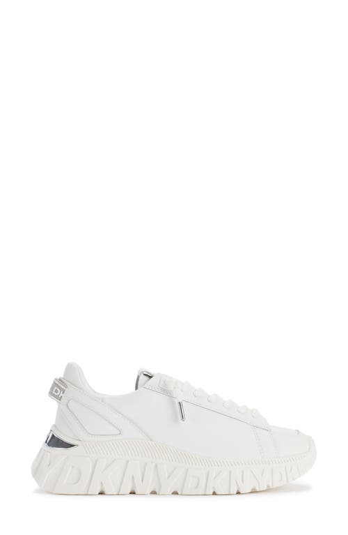 Dkny Lacamp Platform Sneaker In White