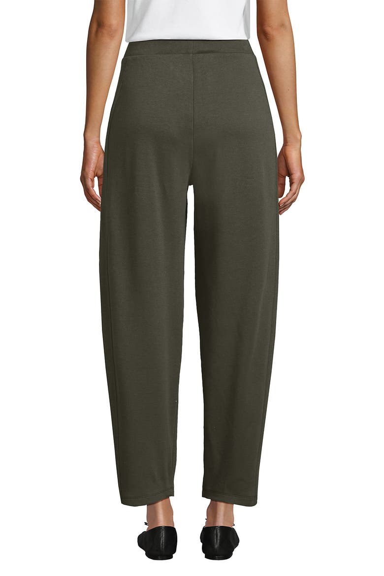 Sport Knit High Rise Barrel Ankle Pants, Alternate, color, Forest Moss