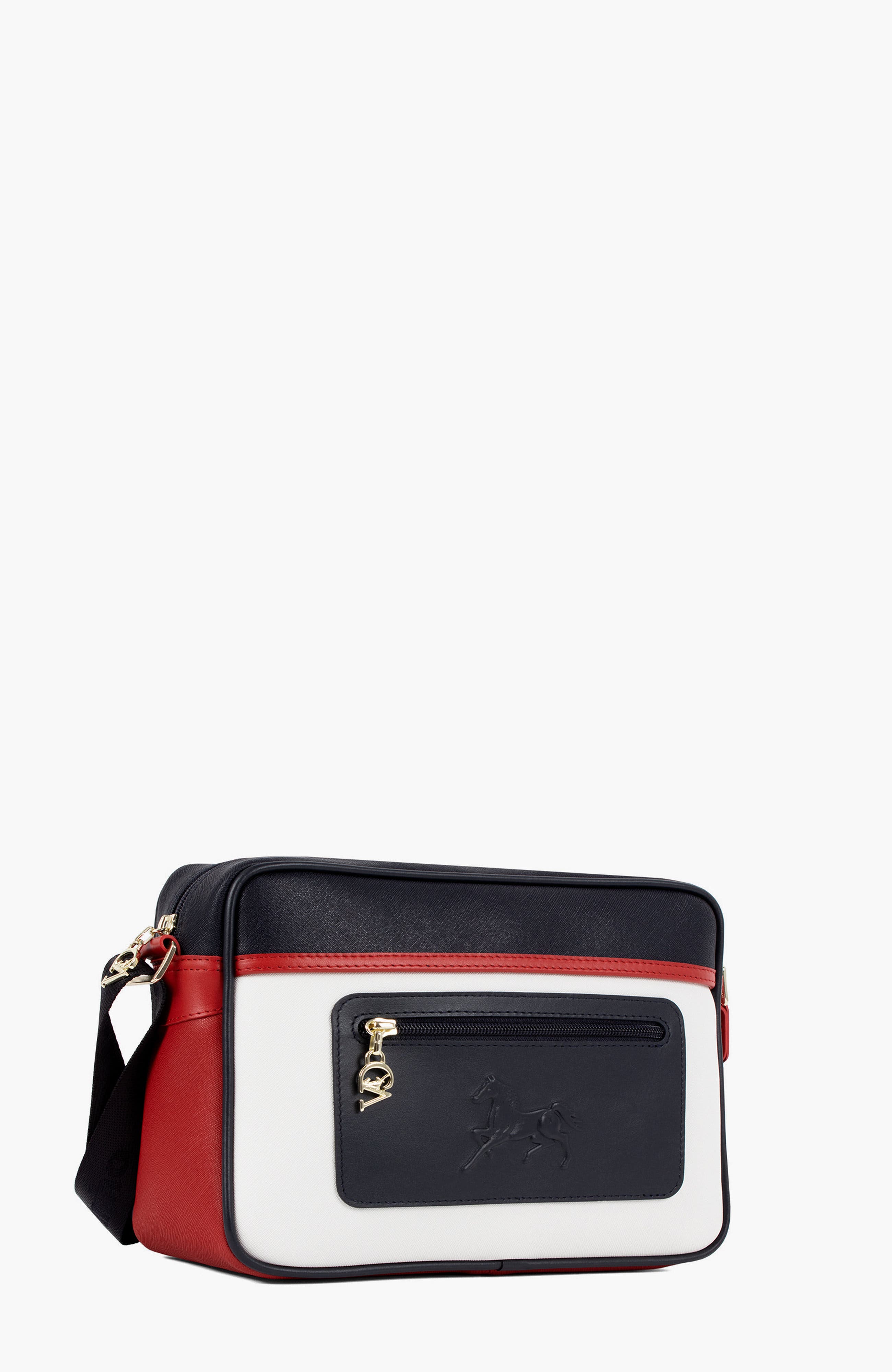Horse By Cavalinho 610 Crossbody Bag, Alternate, color, Navy / White / Red