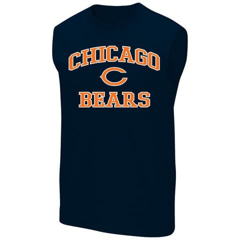 Men's Fanatics  Navy Chicago Bears Big & Tall Hart & Soul Muscle Tank Top