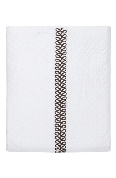 Astor Braid Matelassé Coverlet