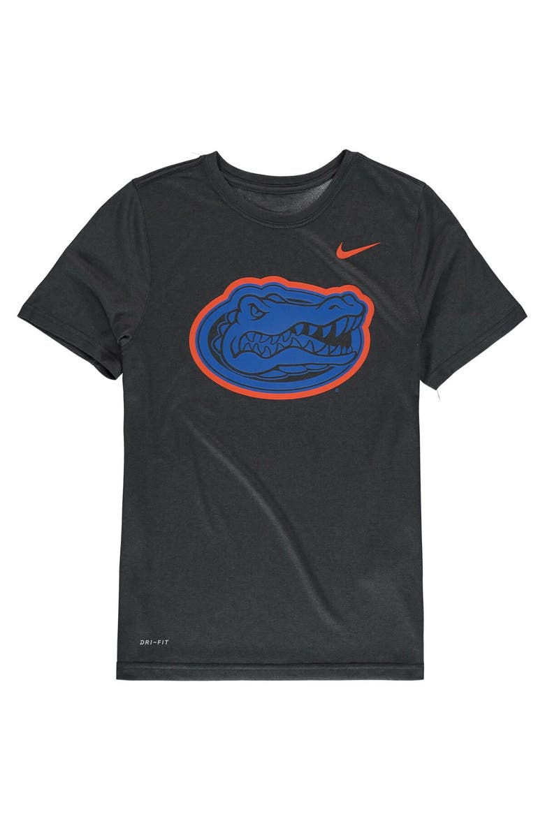 Nike Youth Nike Anthracite Florida Gators Legend Travel Performance T-Shirt, Alternate, color, 