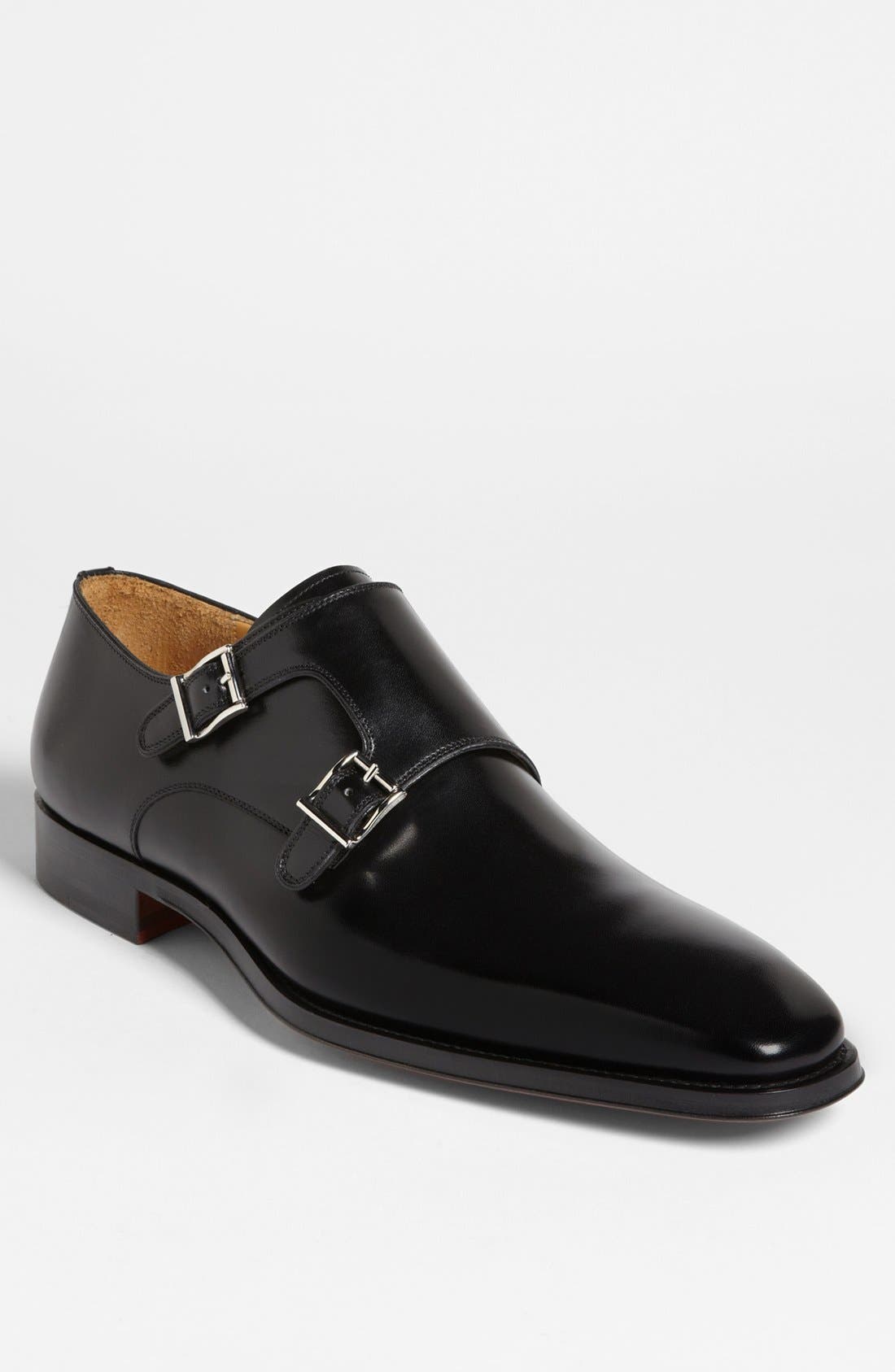 Magnanni 'Miro' Double Monk Strap Shoe, Main, color, 