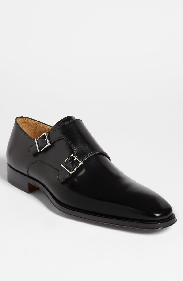 Magnanni 'Miro' Double Monk Strap Shoe, Main, color,