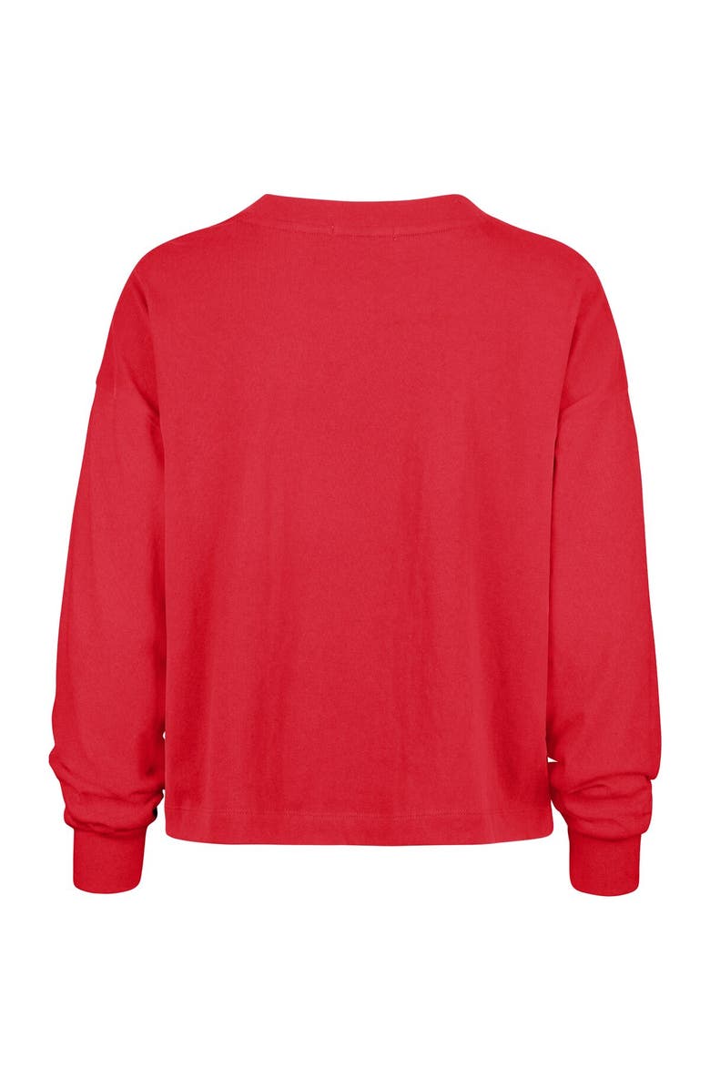 '47 Women's '47 Scarlet San Francisco 49ers Outreach City Oversized Long Sleeve T-Shirt, Alternate, color, Scarlet