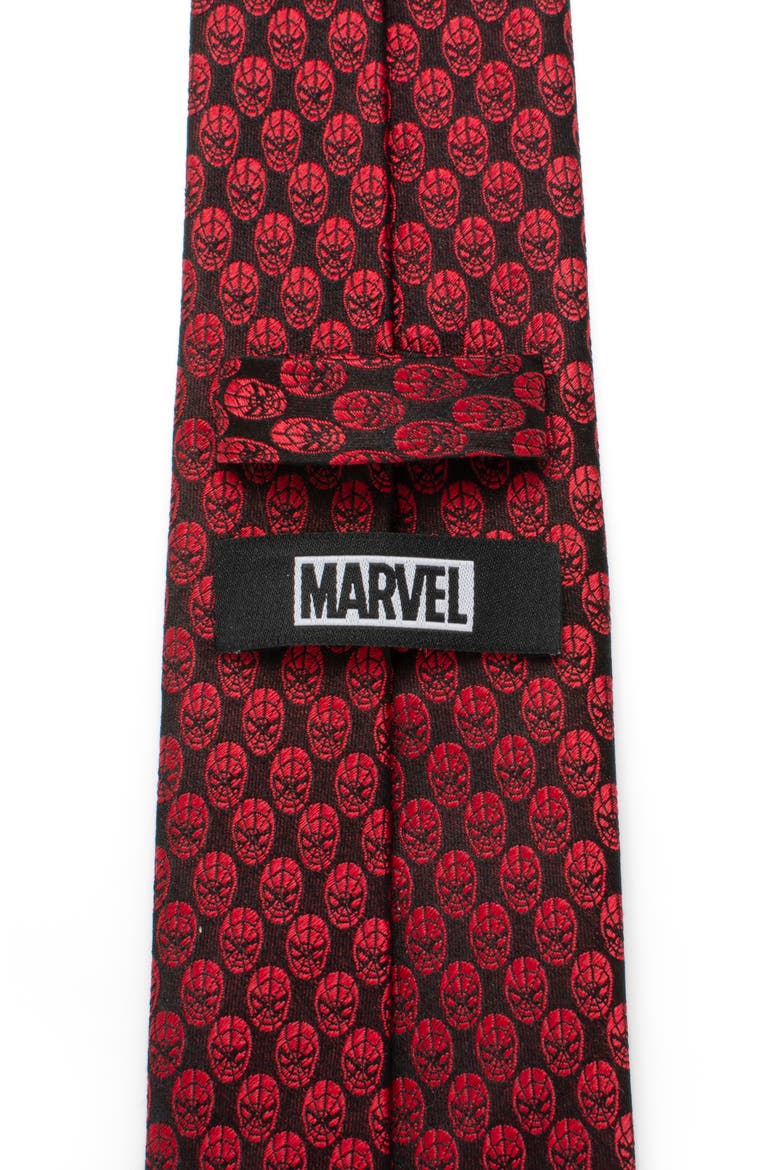 Spider-Man Silk Tie, Alternate, color, RED
