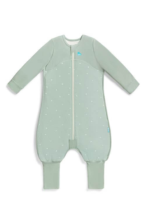 Love To Dream Long Sleeve 1.5 Tog Sleep Suit In Green