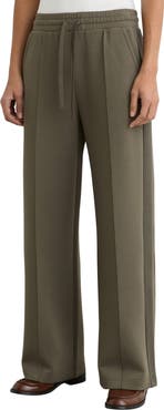 Reiss Bella Wide Leg Rib Trim Pants