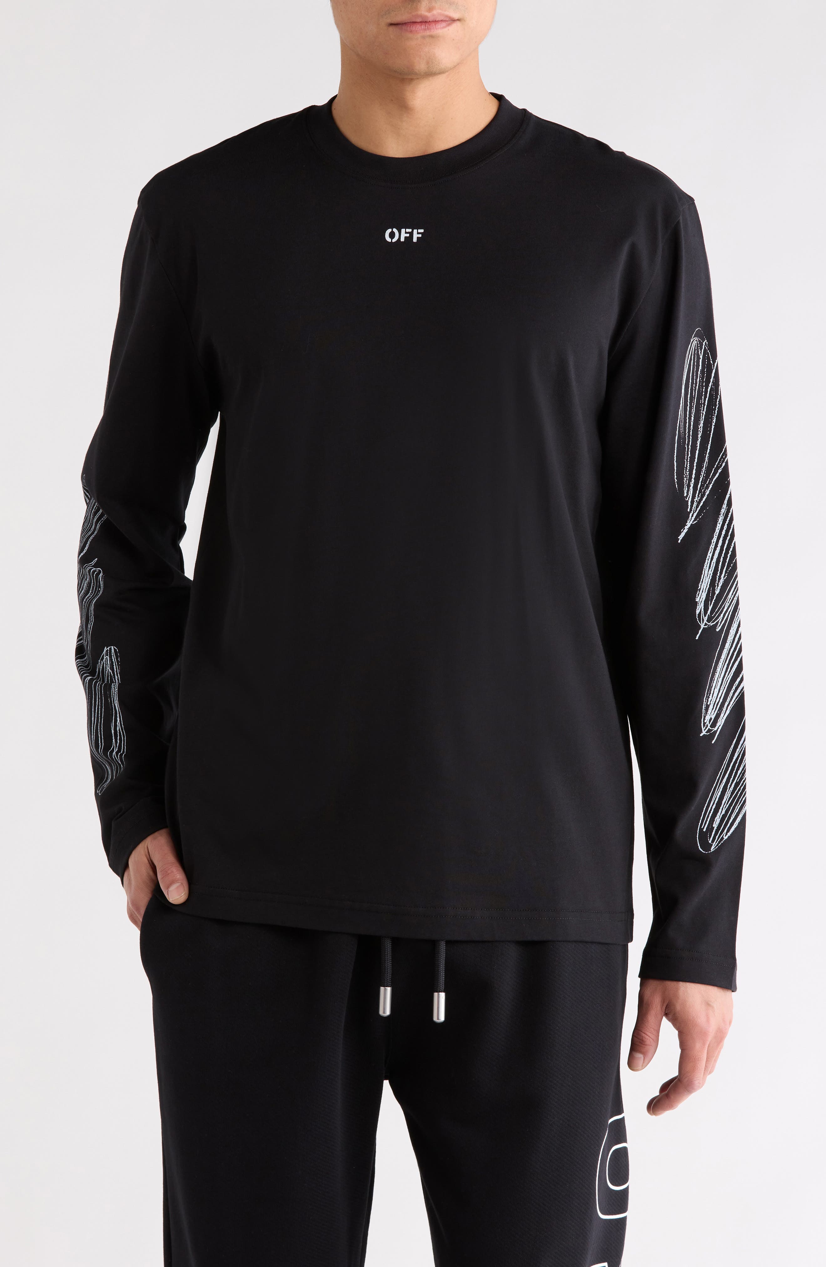 Off-White Scribble Diagonal Skate Sweatshirt