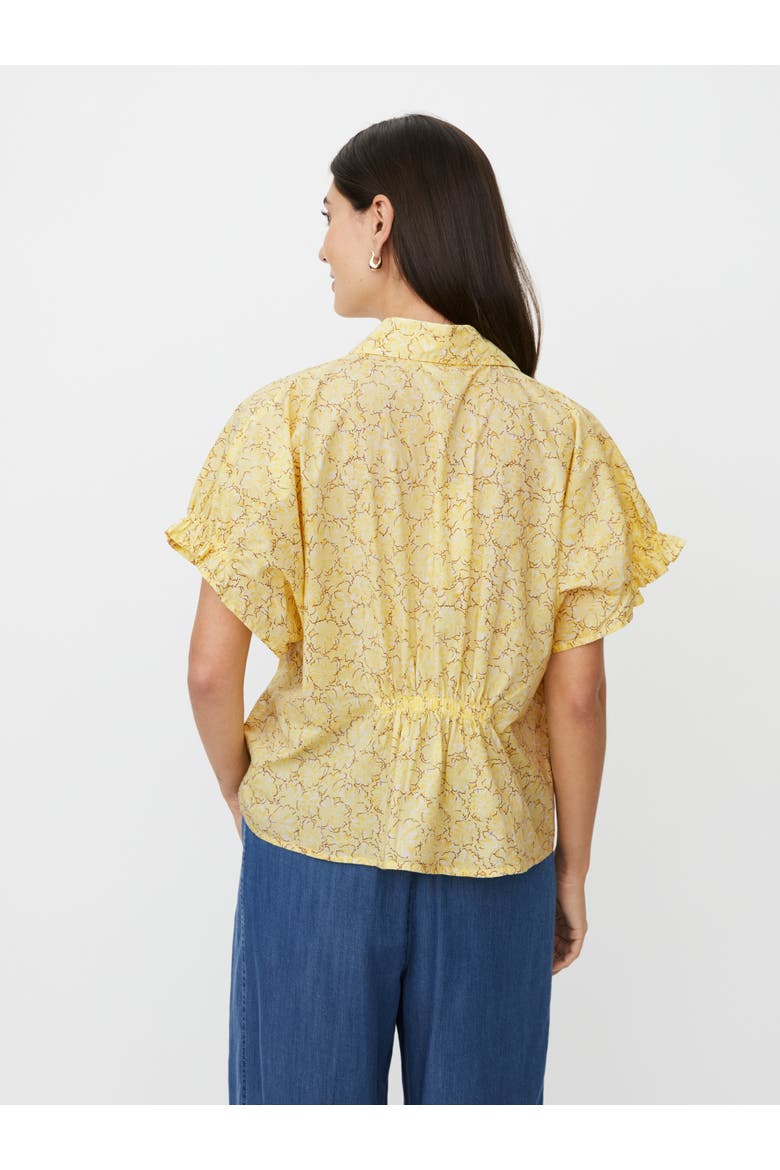 MaIndorix Floral Print Shirt, Alternate, color, Lemonade