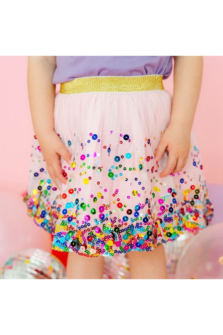Pink Confetti Tutu, Alternate, color, Pink