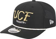 New Era Men's New Era Black UCF Knights Script Performance Rope 9SEVENTY Adjustable Hat