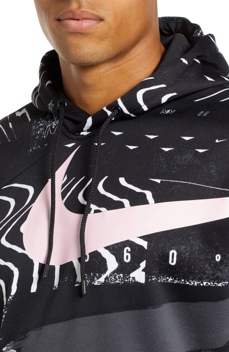 Nike 3.0 Therma-FIT Hoodie, Alternate, color, Black/ White/ Pink Foam